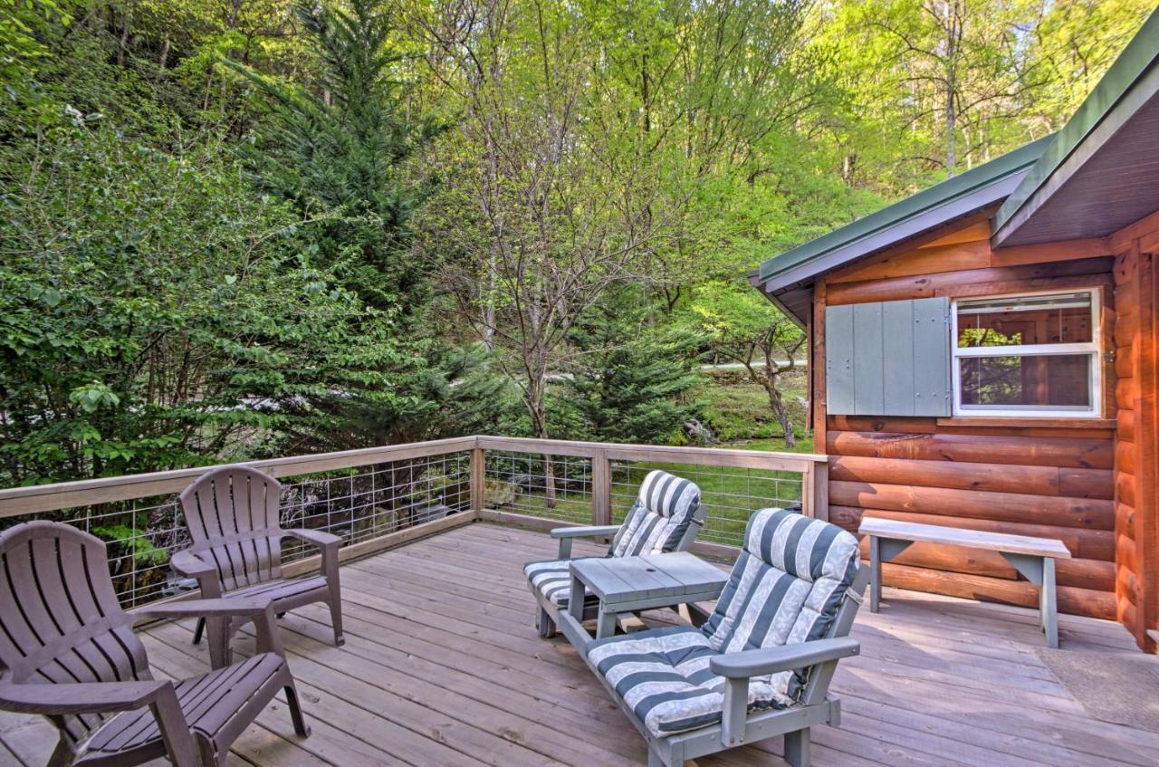Bryson City Cabin With Fire Pit On Coopers Creek! 外观 照片
