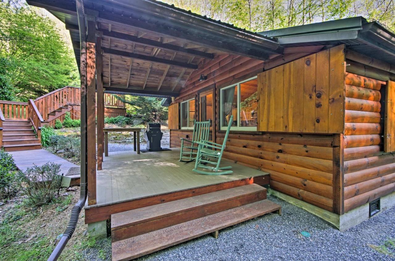 Bryson City Cabin With Fire Pit On Coopers Creek! 外观 照片